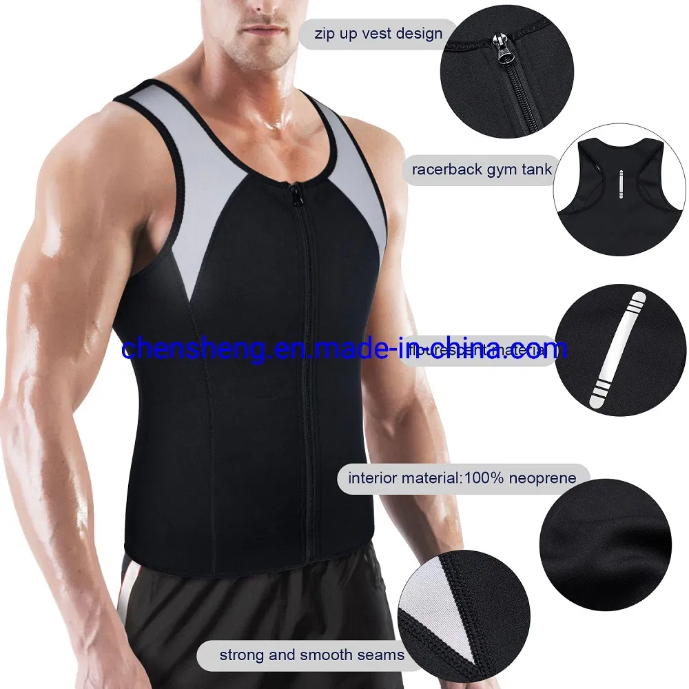 Sauna Weste Schweiß Taille Männer Gewichtsverlust Sauna Body Shaper Trainer Gürtel Anzug Brasilianischer Herren Taillentrainer