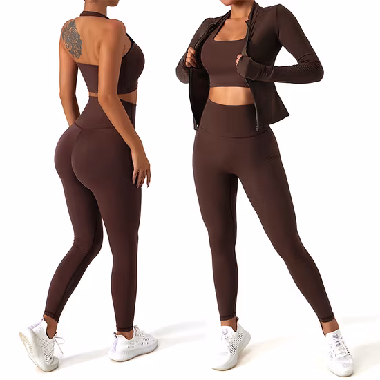 Damen BH Kleidung Sport Top Großhandel Customiz Apparel Nahtloser Sport-BH Women′ S Shock